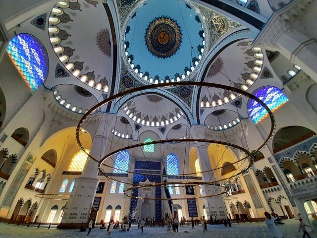 Çamlıca Camii 恰姆勒加清真寺🕌- 土耳其伊斯坦布爾最大最美的清真寺，適合打卡拍照📸
