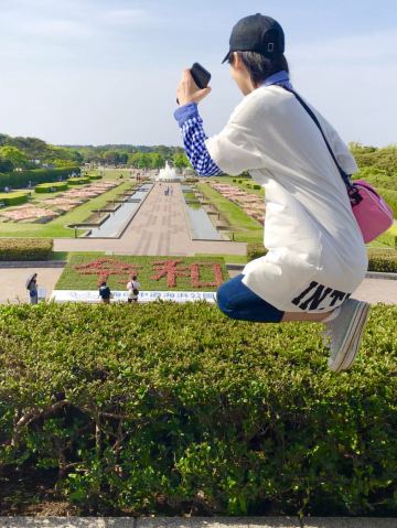 福岡】ネモフィラ畑が広がる海の中道海浜公園🩵 | Trip.com 福岡
