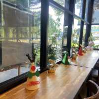 🎄คาเฟ่อเมซอน ปตท.หนองอ้อ อ.มะขาม จันทบุรี 