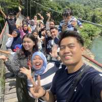 jambatan gantung tamparuli…the best view u can get