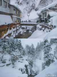 Ginzan Onsen in Winter~❄️🌨️🇯🇵✨