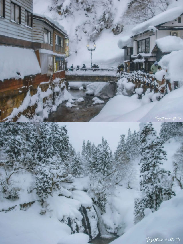 Ginzan Onsen in Winter~❄️🌨️🇯🇵✨