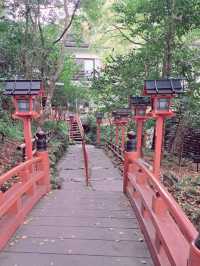 京都〔貴船〕朱紅色的夢幻參道