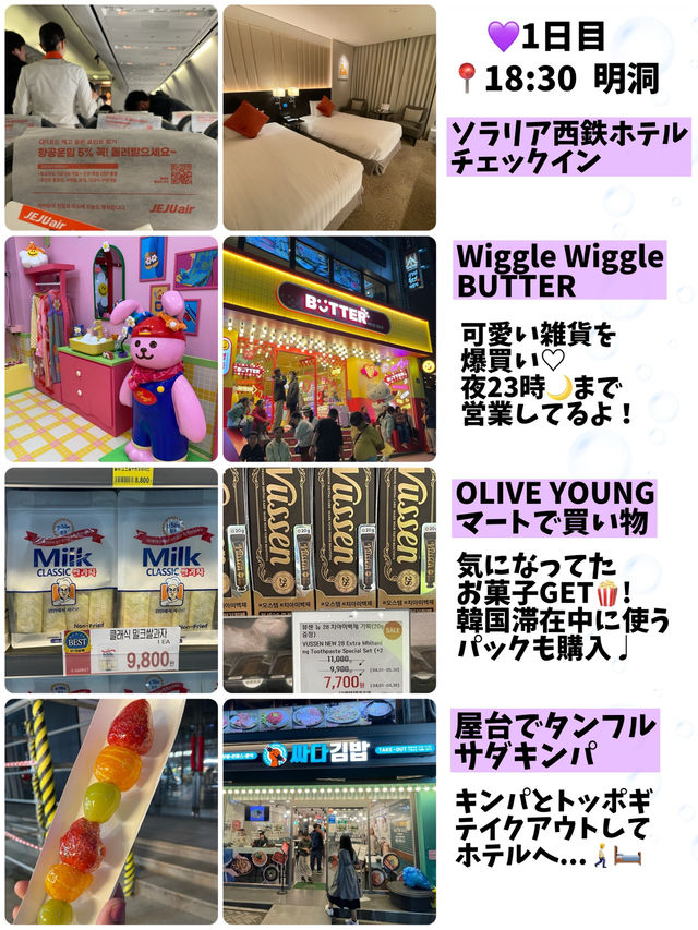【韓国🇰🇷】2泊3日♩BTSファンの母と行く韓国旅行プラン💜