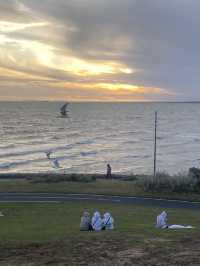 Sunset point at Point Ormond, Melbourne