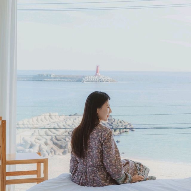시원한 통창 앞, 도깨비촬영지까지 포토스팟 가득한 무아