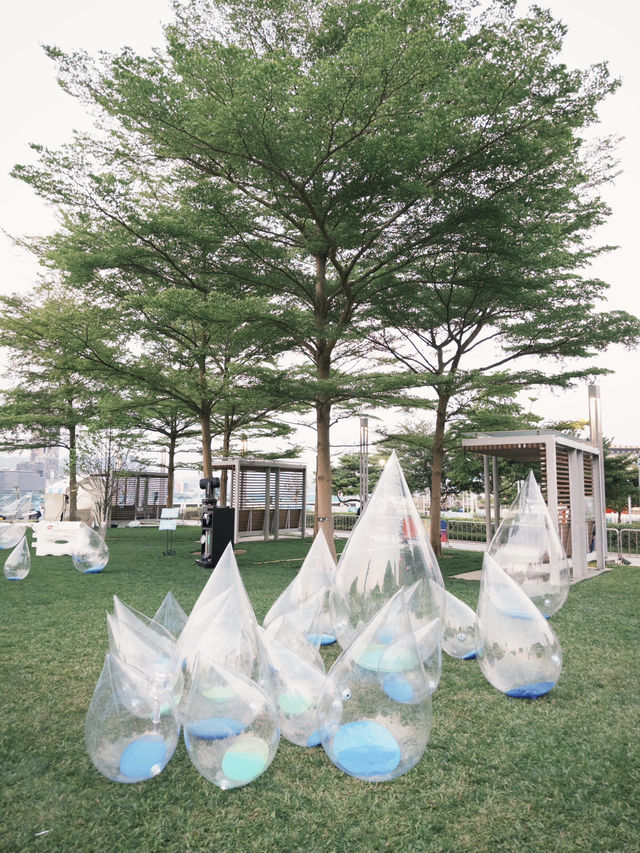香港景點🇭🇰水滴都有藝術展💧