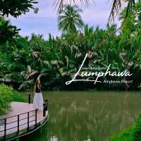 ที่พักติดริมคลอง บรรยากาศส่วนตัว อัมพวา