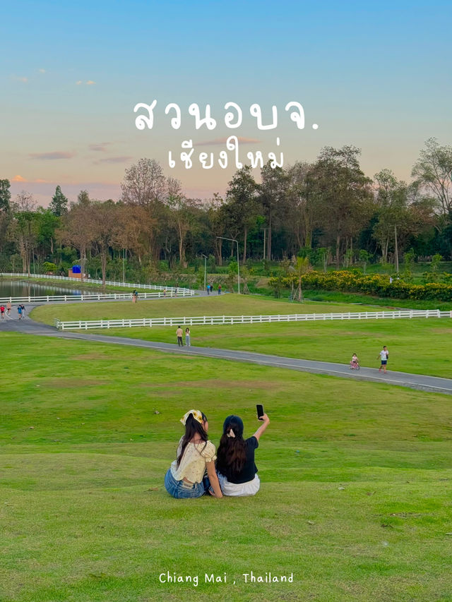 สวนอบจ.เชียงใหม่ ชิลสุดๆ 🍃