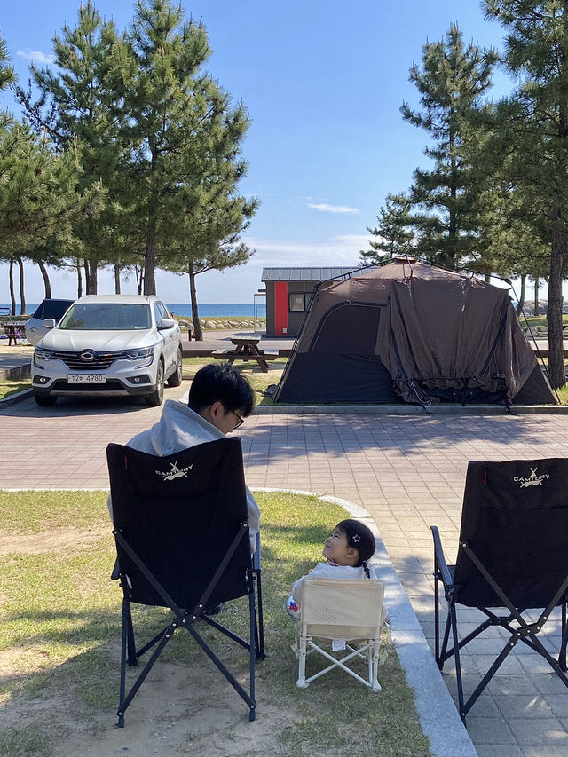 동해 바다 바로 앞🌊 깨끗한 봉수대오토캠핑장