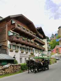 Postcard Stillness: Wandering Past Hotel Zimmerbräu in St. Wolfgang
