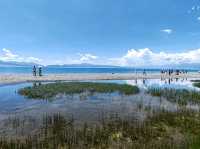 Lake Sayram: Twin Mirrors of Sky and Water