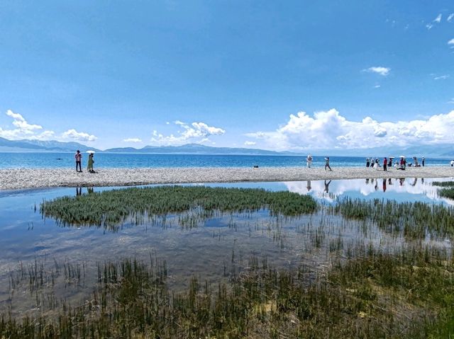 Lake Sayram: Twin Mirrors of Sky and Water
