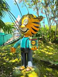 Playful Guardians: Tiger Balm Cubs at Haw Par Villa