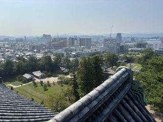 Exploring the interior of Matsue Castle's castle tower: Through-hole and Tengu room