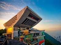 🌄🚋 Riding to the Clouds on The Peak Tram, Hong Kong 🌆✨ 