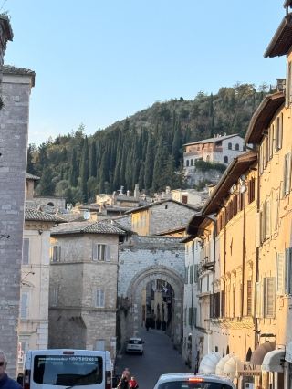 The little streets of Assisi shine like jewels