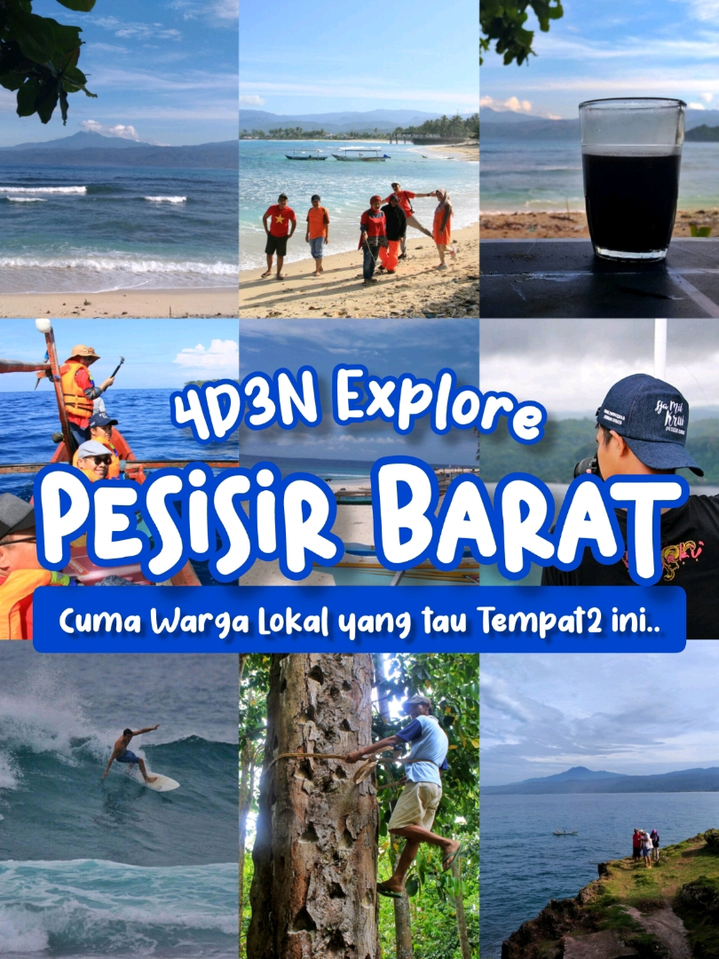4D3N Itinerary Explore the West Coast of Lampung.