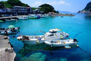 The Emerald Green of Kashiwajima.