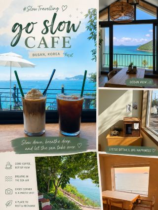☕🌊 Slow Travelling at Go Slow Cafe, Busan