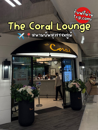 ✈️ Coral Lounge เข้าฟรี! จาก Trip.com
