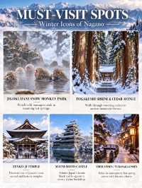 Nagano in Winter — Snow Monkeys, Sacred Forests & Mountain Onsen ❄️🐒