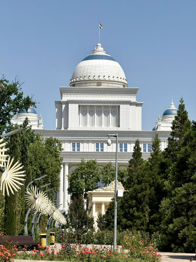 Spring Stroll Through Rudaki Park, Dushanbe