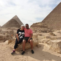 Honeymoon at the pyramids 🤵🏽‍♂️👰🏼‍♀️❤️