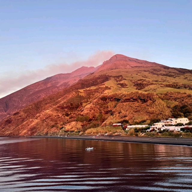 Stromboli one of the active Volcano