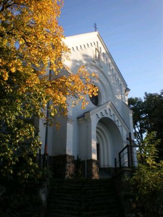 A church that serves as a reminder to an extinct village