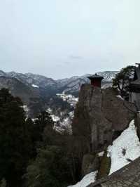 Climb 1,015 stone steps to worship