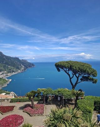 That’s the Amalfi Coast.