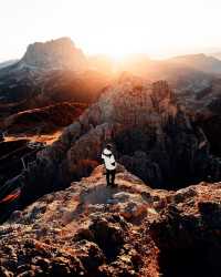 Last Lights of an Epic Hike: Conquer Gardena Pass in the Dolomites