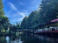 Pretty park with natural spring water