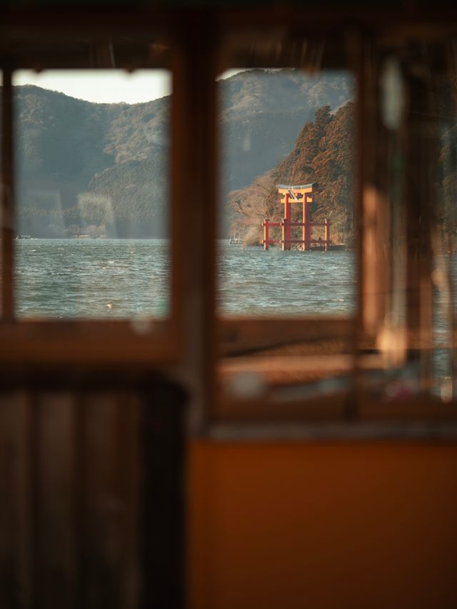 旅拍風光｜箱根的夕陽｜富士山與鳥居⛩️