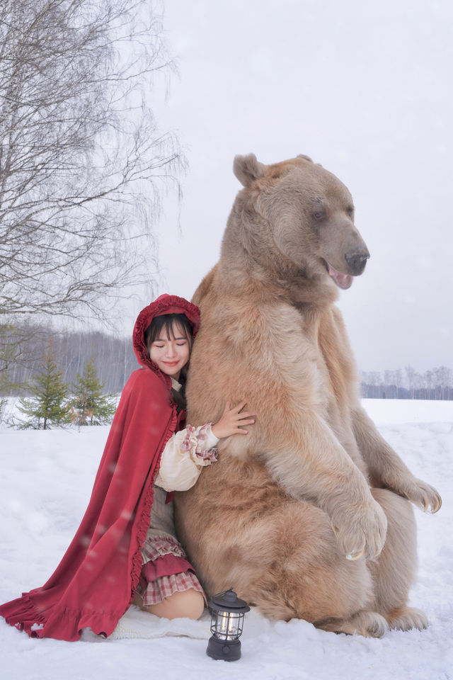 莫斯科人生照片被熊抱，原來是這樣的體驗