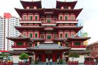 新加坡佛牙寺龍華院｜傳奇舍利，絕美建築