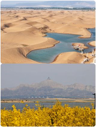 It's no exaggeration to say that Wuhai Lake is the West Lake beyond the Great Wall