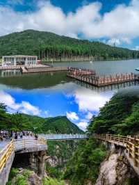 江西宜春一個人少景美少眾避暑山林景區