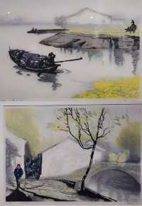 誤入版畫深處，水墨的衝擊力好強！。