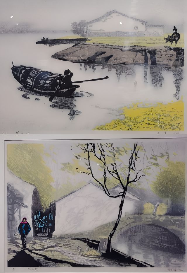 誤入版畫深處，水墨的衝擊力好強！。