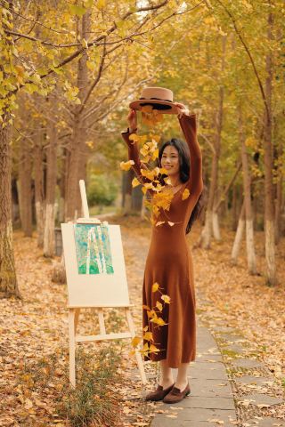 秋冬限定快來慈溪森林公園拍銀杏啦～。