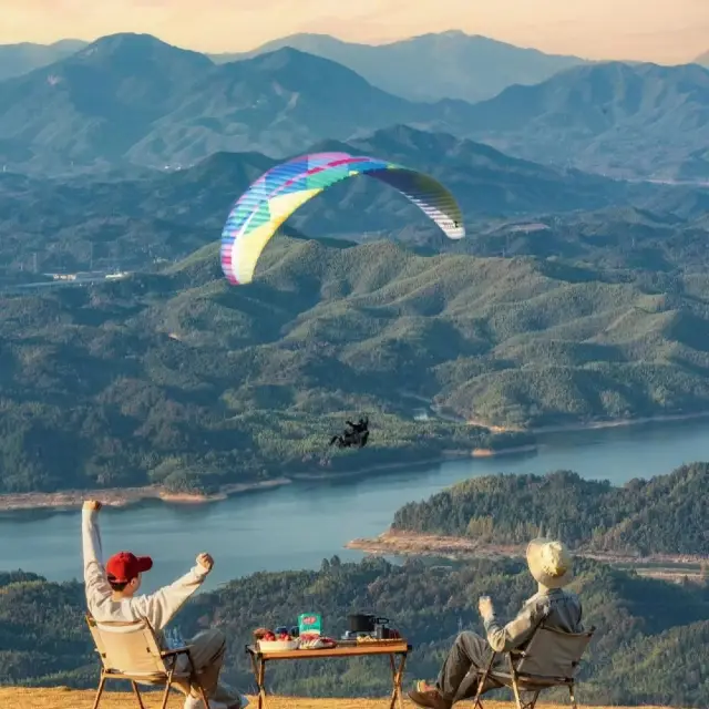 Amazing paragliding experience in Anji