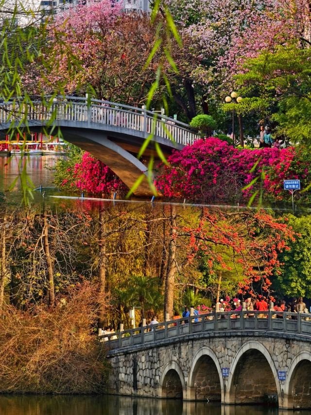廣州東山湖公園適合一個人發呆的地方