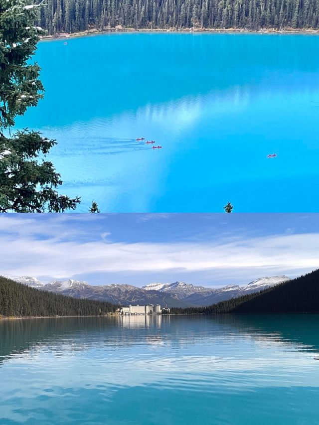 穿越洛磯山脈，邂逅露易絲湖的夢幻之美