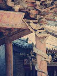 900年木雕盤龍“活”了！晉祠這根柱子，藏著北宋工匠的封神技藝