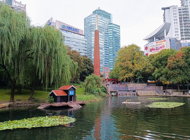 順便逛拍徐家匯公園