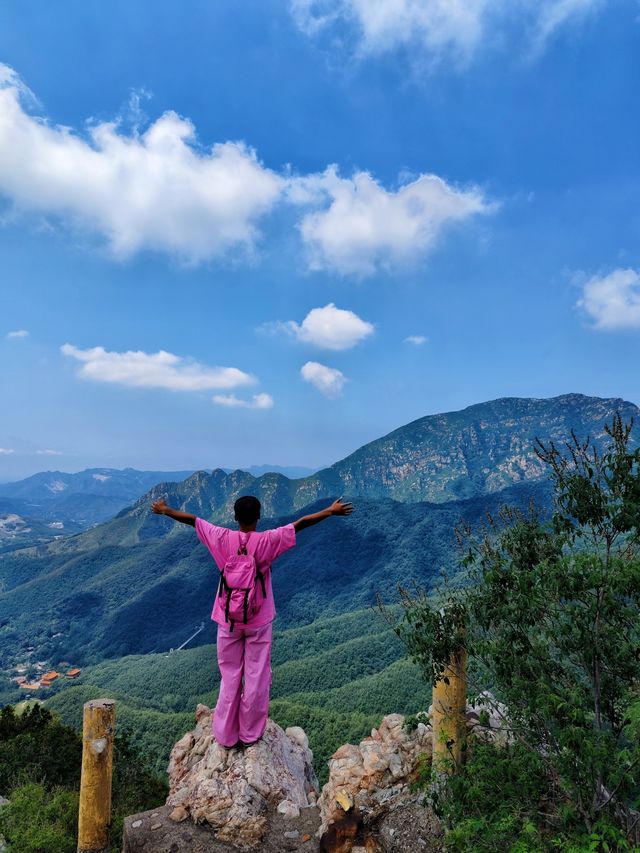鄭州大熊山摘星樓完結篇 主峰奔赴大鴻寨之路