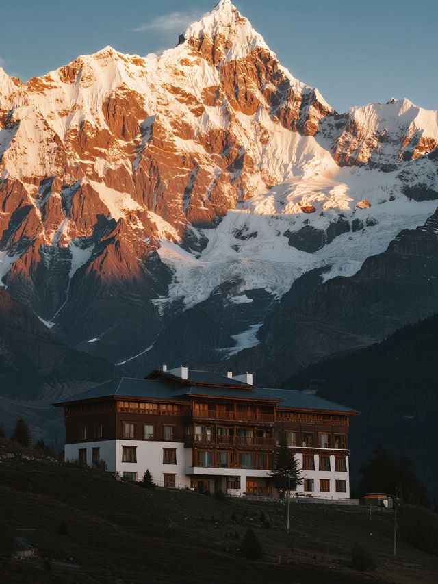 夏日梅里雪山親子遊！既下山梅里酒店，邂逅日照金山