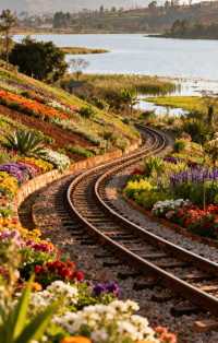 雲南蒸氣火車花叢秘境